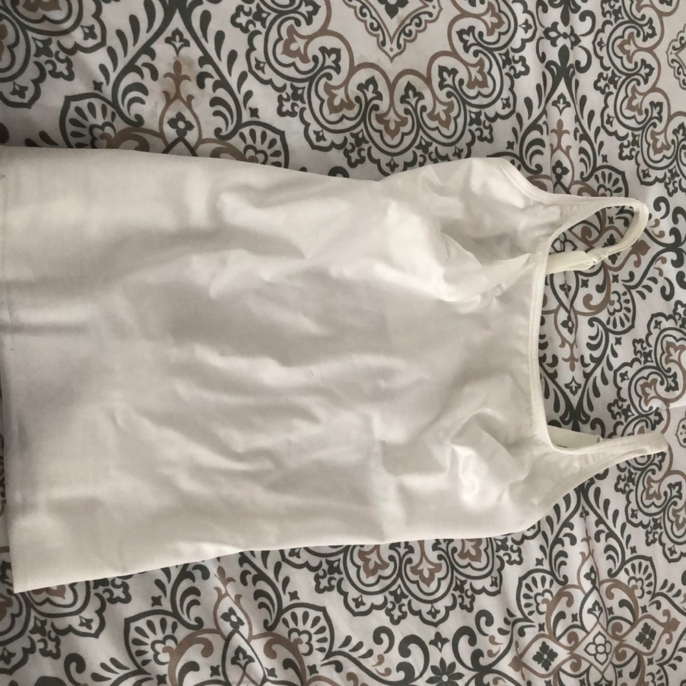 White Ruby Ribbon size 32 tank